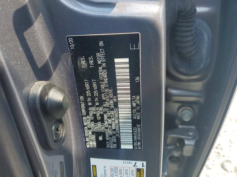 57293506 :رقم المزاد ، JTJDARBZ4M2184350 vin ، 2021 Lexus Nx 300 مزاد بيع