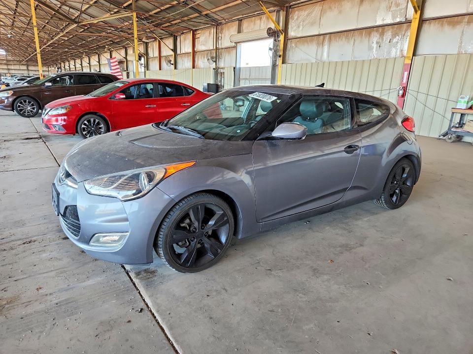 2015 Hyundai Veloster მანქანა იყიდება აუქციონზე, vin: KMHTC6AD8FU233453, აუქციონის ნომერი: 61820076
