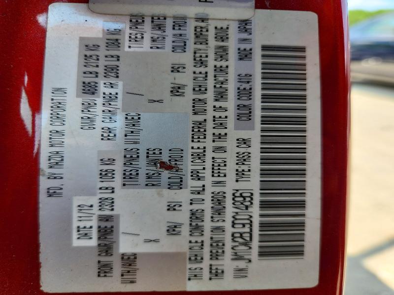 Aukcja sprzedaży 2013 Mazda 5, vin: JM1CW2BL9D0148961, numer aukcji: 59302766