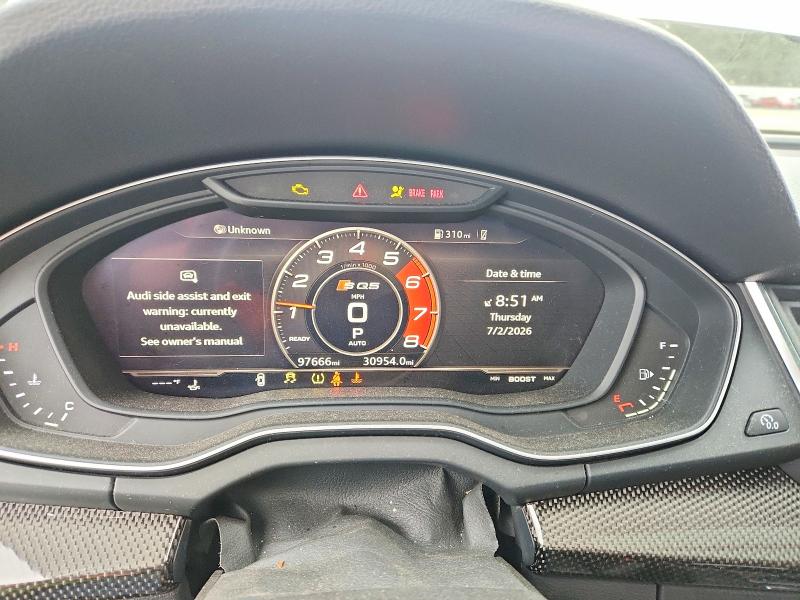 Aukcja sprzedaży 2018 Audi Sq5, vin: WA1A4AFY8J2193302, numer aukcji: 59321056