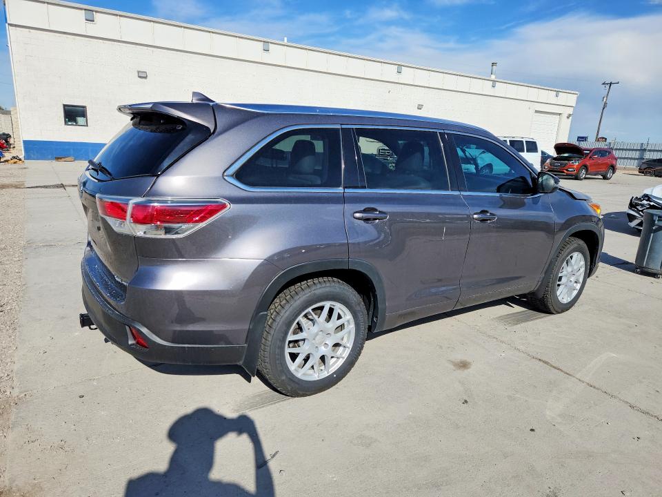 59885716 :رقم المزاد ، 5TDJKRFH2GS343139 vin ، 2016 Toyota Highlander مزاد بيع