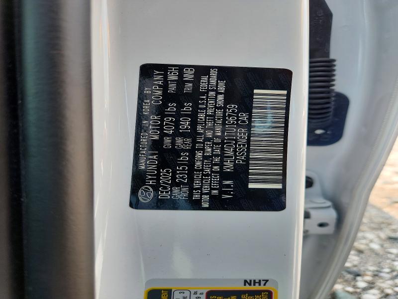 Продажа на аукционе авто 2026 Hyundai Elantra Hybrid, vin: KMHLM4DJ1TU196759, номер лота: 62114956