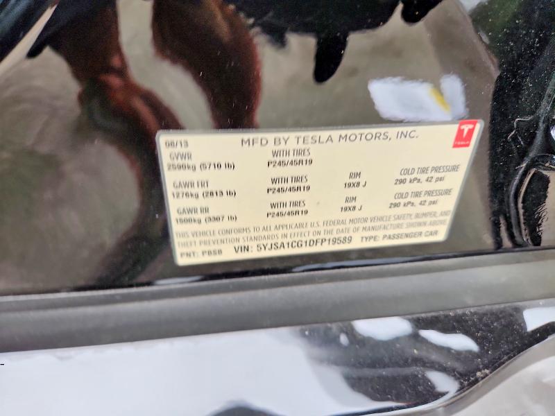 Продажа на аукционе авто 2013 Tesla Model S, vin: 5YJSA1CG1DFP19589, номер лота: 59701706