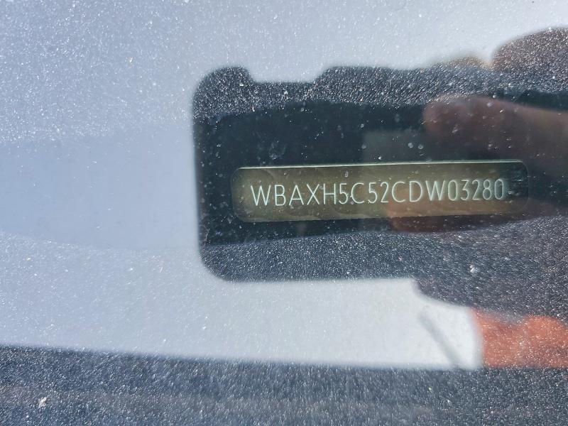 2012 Bmw 528 მანქანა იყიდება აუქციონზე, vin: WBAXH5C52CDW03280, აუქციონის ნომერი: 60713936