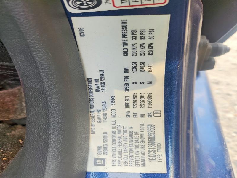 59059196 :رقم المزاد ، 1GCCS136068252659 vin ، 2006 Chevrolet Colorado مزاد بيع