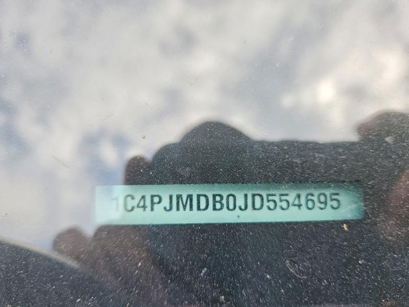 Aukcja sprzedaży 2018 Jeep Cherokee, vin: 1C4PJMDB0JD554695, numer aukcji: 61288206