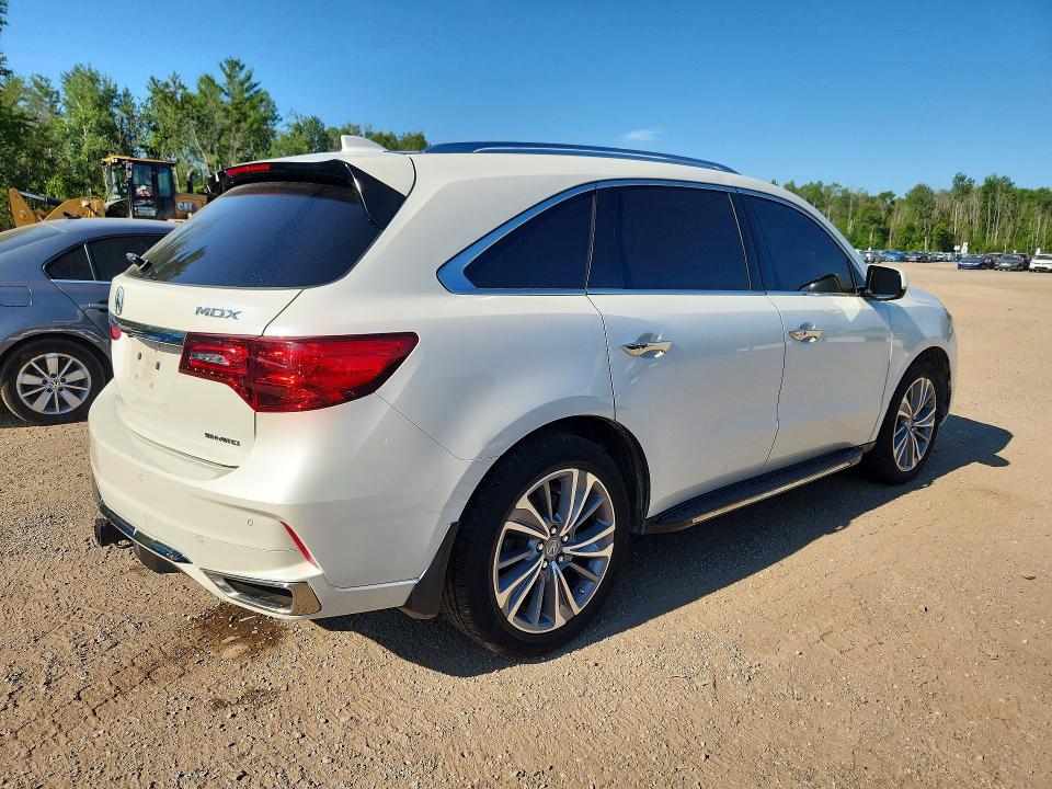 2017 Acura Mdx მანქანა იყიდება აუქციონზე, vin: 5FRYD4H86HB505142, აუქციონის ნომერი: 60163206