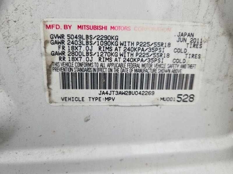 Продаж на аукціоні авто 2011 Mitsubishi Outlander, vin: JA4JT3AW2BU042269, номер лоту: 62978676