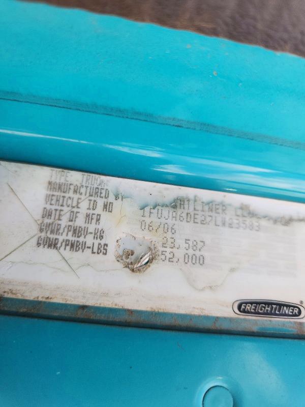 Продаж на аукціоні авто 2007 Freightliner Conventional, vin: 1FUJA6DE27LW23583, номер лоту: 60879146
