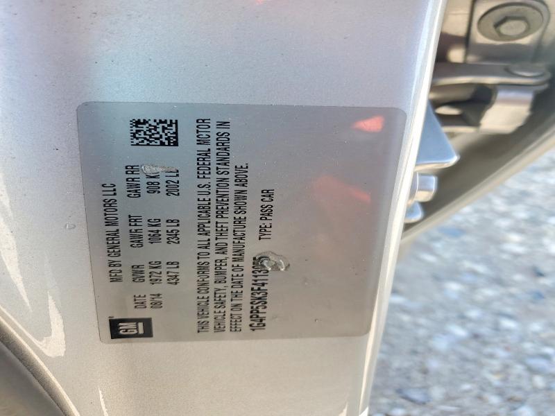 61511086 :رقم المزاد ، 1G4PP5SK3F4113055 vin ، 2015 Buick Verano مزاد بيع