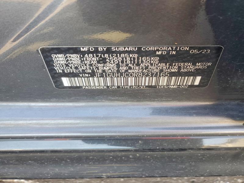 61096006 :رقم المزاد ، JF1GUHJC0R8237165 vin ، 2024 Subaru Impreza مزاد بيع
