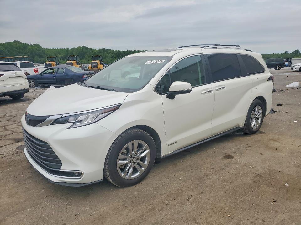 Продаж на аукціоні авто 2021 Toyota Sienna, vin: 5TDZRKEC5MS013504, номер лоту: 61779516