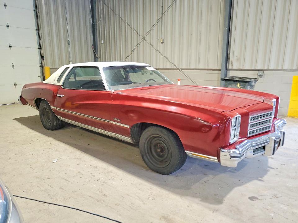 1976 Chevrolet Monte Carlo მანქანა იყიდება აუქციონზე, vin: 1H57V6B472739, აუქციონის ნომერი: 61635116