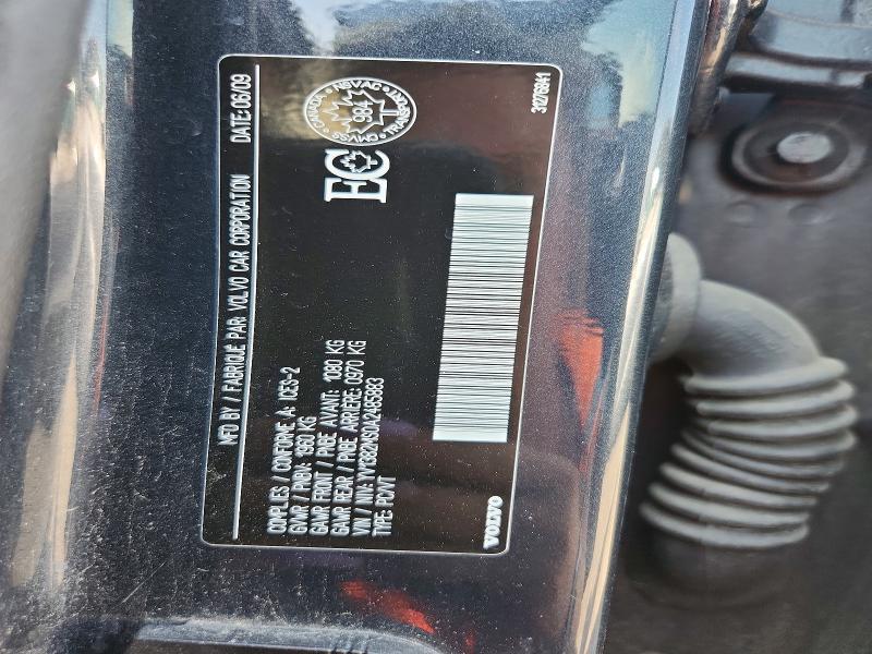 Auction sale of the 2010 Volvo S40, vin: YV1382MS0A2485883, lot number: 59648646
