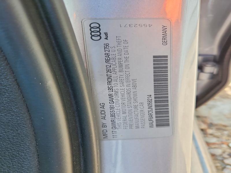2018 Audi A6 მანქანა იყიდება აუქციონზე, vin: WAUF8AFC5JN058214, აუქციონის ნომერი: 61361786