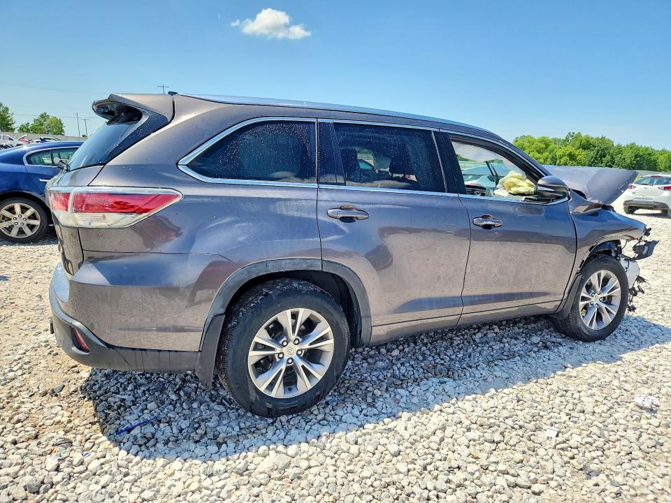 Продажа на аукционе авто 2015 Toyota Highlander, vin: 5TDJKRFH3FS220318, номер лота: 58151166