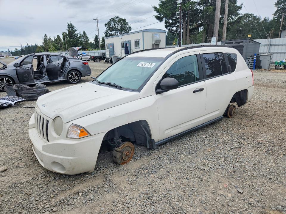 2007 Jeep Compass მანქანა იყიდება აუქციონზე, vin: 1J8FF47W57D205271, აუქციონის ნომერი: 59391926