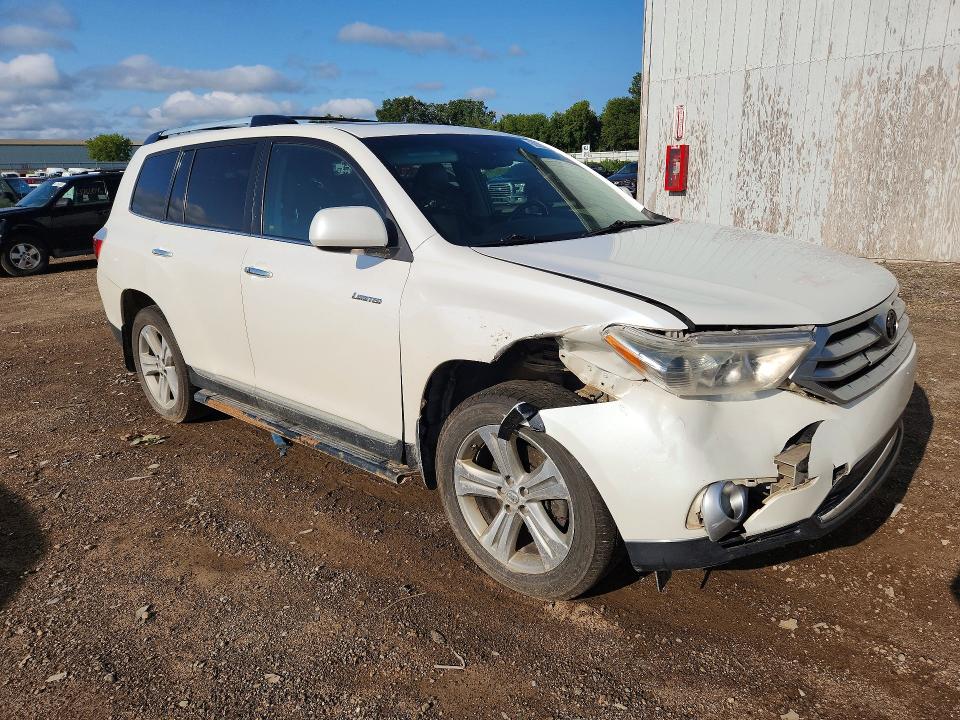 62020236 :رقم المزاد ، 5TDDK3EH4CS136046 vin ، 2012 Toyota Highlander مزاد بيع