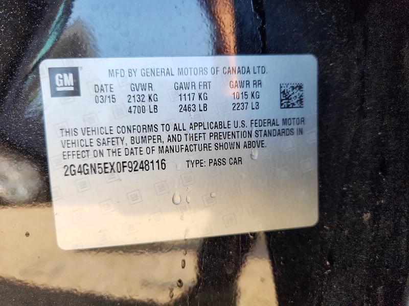 Aukcja sprzedaży 2015 Buick Regal, vin: 2G4GN5EX0F9248116, numer aukcji: 77249725