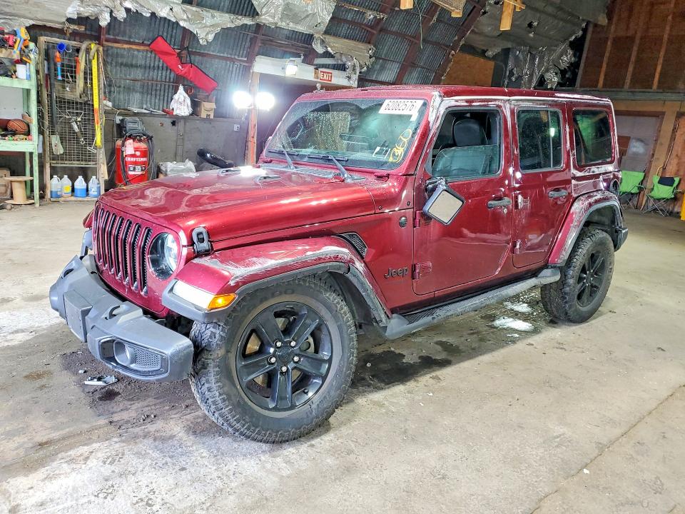 62082576 :رقم المزاد ، 1C4HJXEG3NW105327 vin ، 2022 Jeep Wrangler Unlimited مزاد بيع