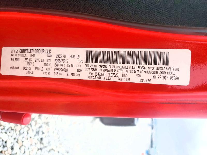 Aukcja sprzedaży 2013 Jeep Wrangler Unlimited, vin: 1C4BJWEG1DL675231, numer aukcji: 63146956