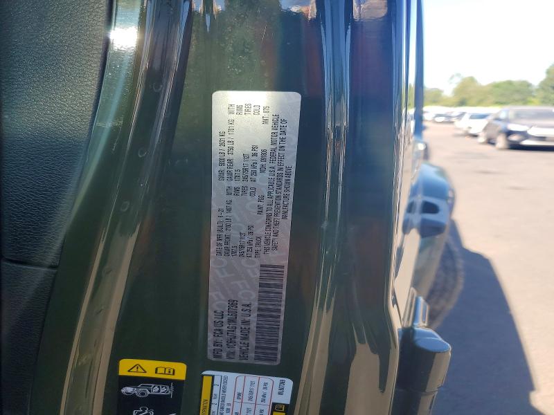 Продажа на аукционе авто 2021 Jeep Gladiator, vin: 1C6HJTAG1ML607369, номер лота: 63338856