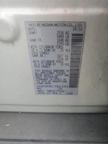 Продажа на аукционе авто 2015 Nissan Rogue, vin: 5N1AT2MT8FC762393, номер лота: 63514966