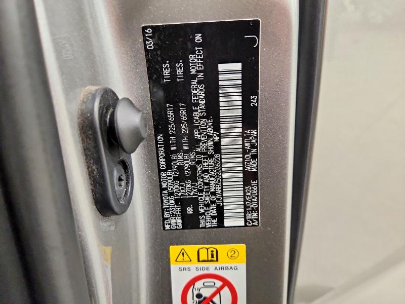 Продаж на аукціоні авто 2016 Lexus Nx 200t, vin: JTJYARBZ5G2036228, номер лоту: 85451185