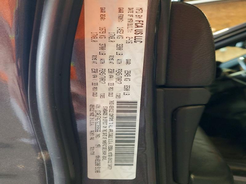 62073916 :رقم المزاد ، 1C4RJFAG7GC359566 vin ، 2016 Jeep Grand Cherokee مزاد بيع