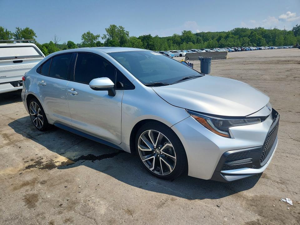 63050796 :رقم المزاد ، JTDM4MCE4NJ093093 vin ، 2022 Toyota Corolla مزاد بيع