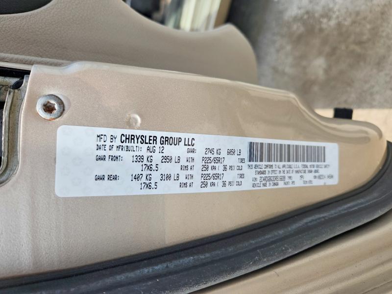 Продажа на аукционе авто 2013 Dodge Grand Caravan, vin: 2C4RDGBG3DR516699, номер лота: 61772956