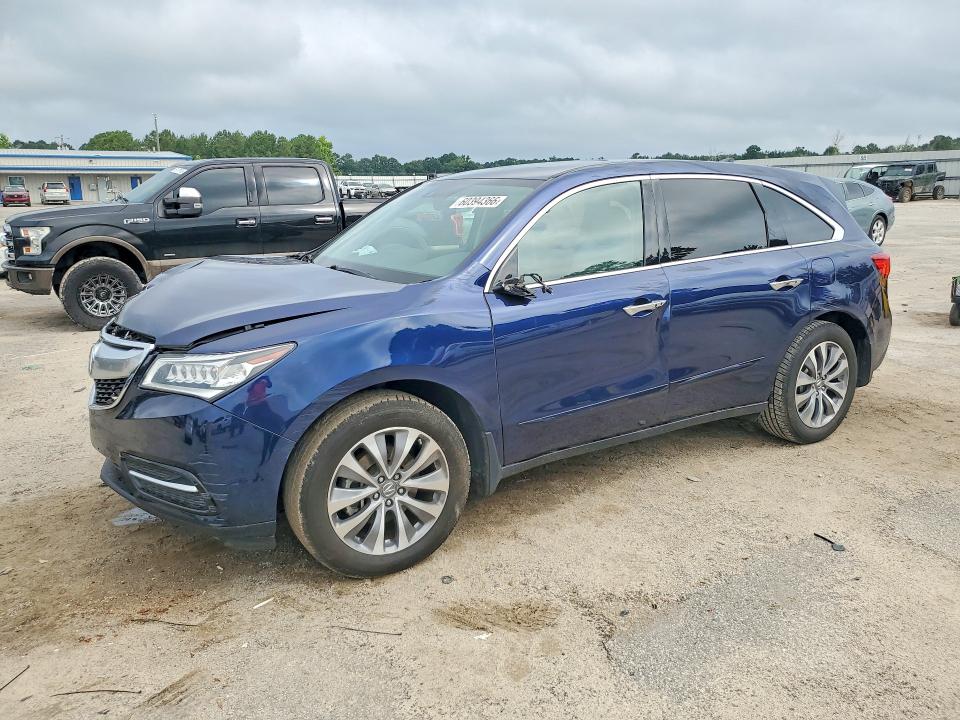 60394366 :رقم المزاد ، 5FRYD3H43EB002073 vin ، 2014 Acura Mdx مزاد بيع