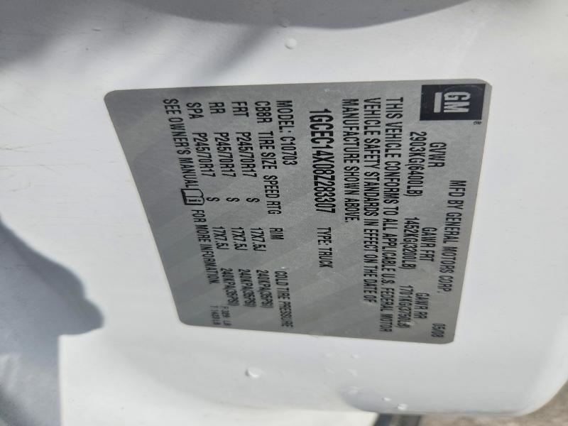 Продажа на аукционе авто 2008 Chevrolet Silverado, vin: 1GCEC14X08Z283307, номер лота: 61612496