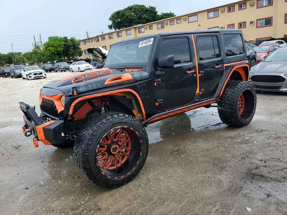 2013 Jeep Wrangler Unlimited მანქანა იყიდება აუქციონზე, vin: 1C4BJWDG3DL521444, აუქციონის ნომერი: 60148596