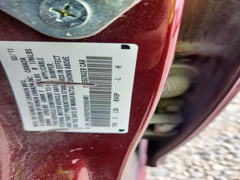 Продаж на аукціоні авто 2012 Honda Civic, vin: 2HGFB2F92CH505481, номер лоту: 59370866