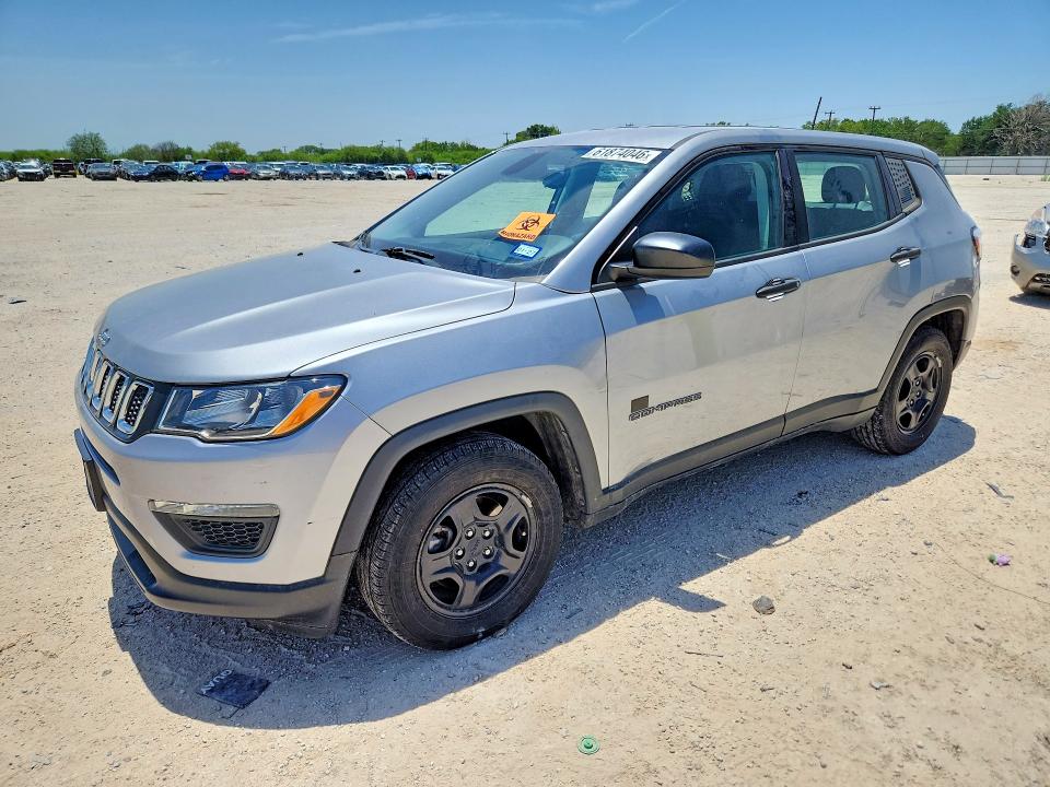 Auction sale of the 2020 Jeep Compass, vin: 3C4NJCAB0LT147656, lot number: 61874046