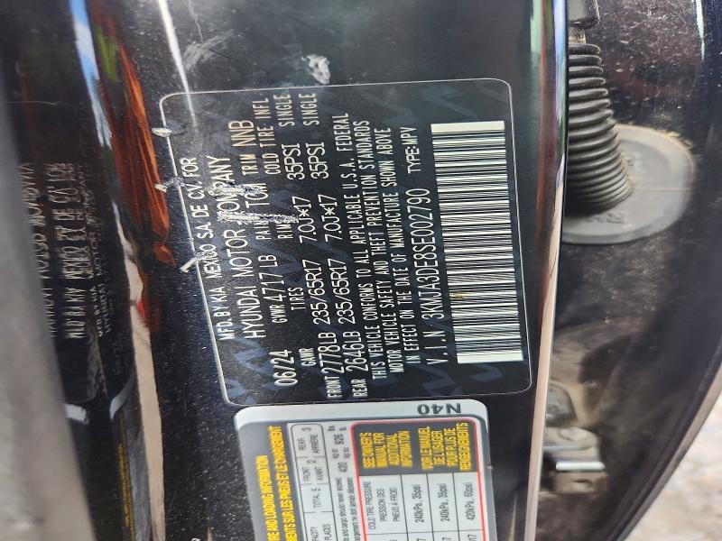 2025 Hyundai Tucson მანქანა იყიდება აუქციონზე, vin: 3KMJA3DE8SE002790, აუქციონის ნომერი: 61743786