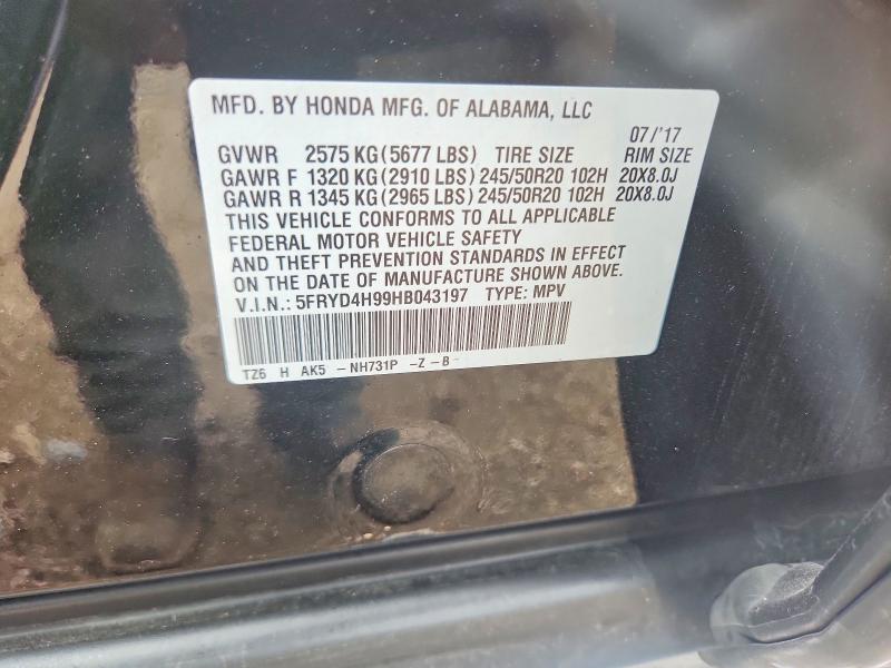 Aukcja sprzedaży 2017 Acura Mdx, vin: 5FRYD4H99HB043197, numer aukcji: 62757626