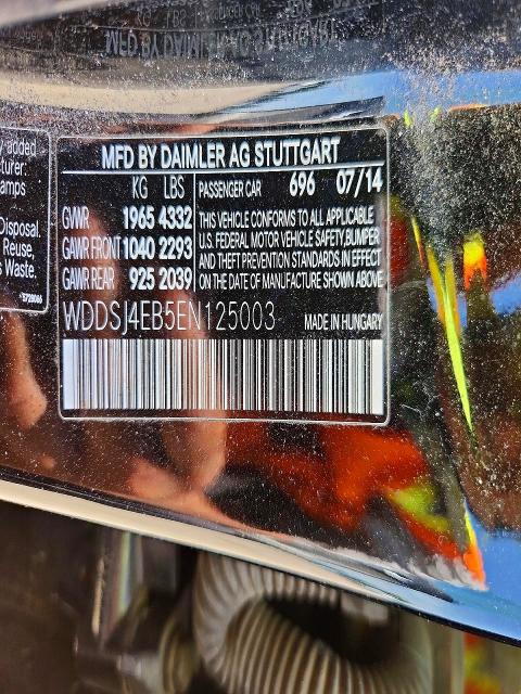 62458456 :رقم المزاد ، WDDSJ4EB5EN125003 vin ، 2014 Mercedes-benz Cla مزاد بيع