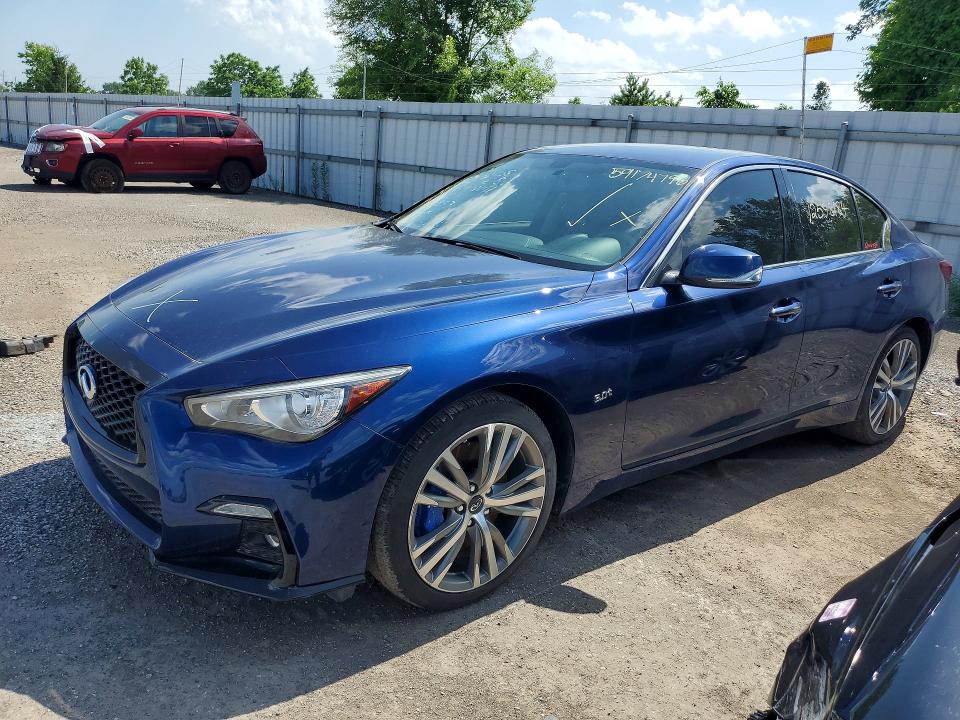2018 Infiniti Q50 მანქანა იყიდება აუქციონზე, vin: JN1EV7AR0JM611897, აუქციონის ნომერი: 59174796