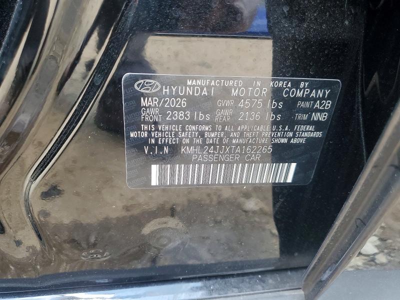 2026 Hyundai Sonata Hybrid მანქანა იყიდება აუქციონზე, vin: KMHL24JJXTA162265, აუქციონის ნომერი: 60168856
