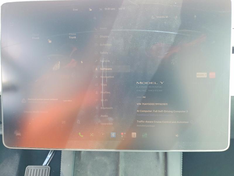 61354506 :رقم المزاد ، 7SAYGDEE7PF601611 vin ، 2023 Tesla Model Y مزاد بيع
