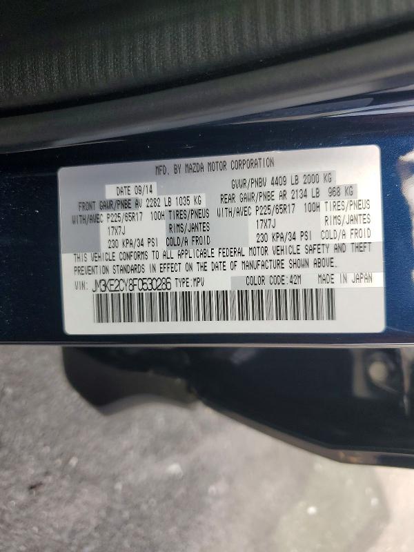 Продажа на аукционе авто 2015 Mazda Cx-5, vin: JM3KE2CY8F0530286, номер лота: 63317746