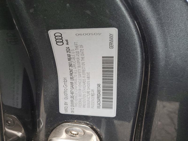 2013 Audi Rs5 მანქანა იყიდება აუქციონზე, vin: WUAC6AFR0DA901346, აუქციონის ნომერი: 62111806