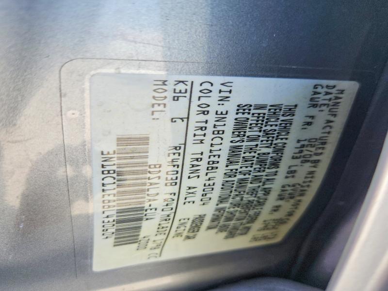 2008 Nissan Versa მანქანა იყიდება აუქციონზე, vin: 3N1BC11E88L430604, აუქციონის ნომერი: 59679086