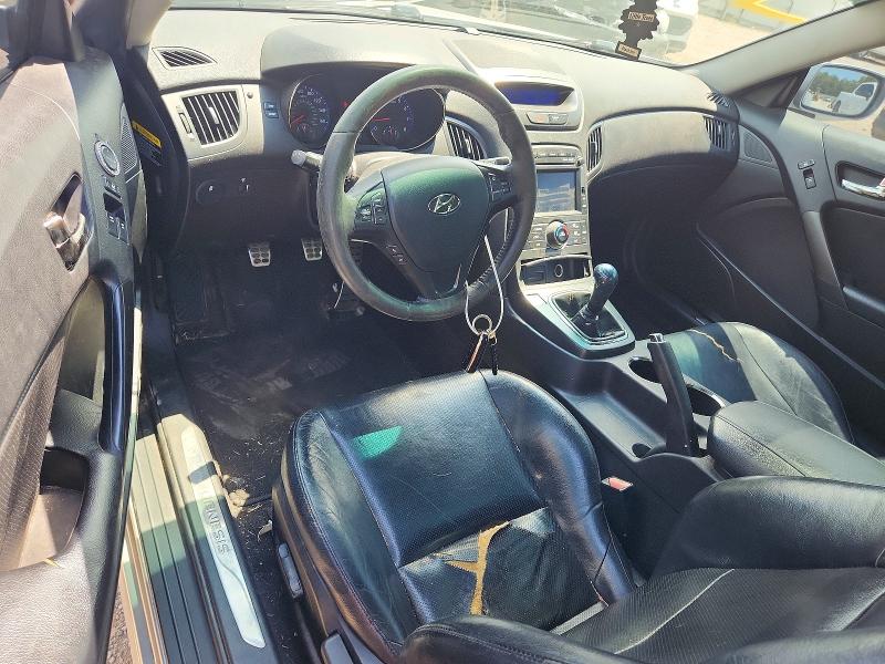 2012 Hyundai Genesis Coupe მანქანა იყიდება აუქციონზე, vin: KMHHU6KH6CU078322, აუქციონის ნომერი: 59980146