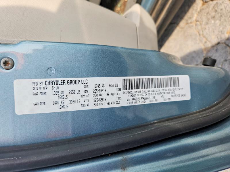 Продаж на аукціоні авто 2010 Chrysler Town & Country, vin: 2A4RR2D19AR386026, номер лоту: 62658486