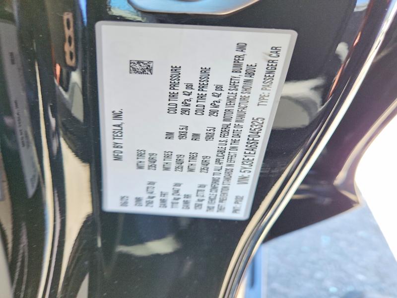 Aukcja sprzedaży 2025 Tesla Model 3, vin: 5YJ3E1EA6SF045325, numer aukcji: 62454336