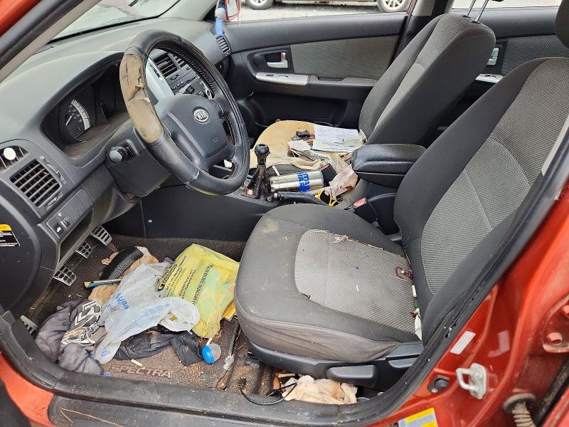 2009 Kia Spectra მანქანა იყიდება აუქციონზე, vin: KNAFE221595023803, აუქციონის ნომერი: 62908916