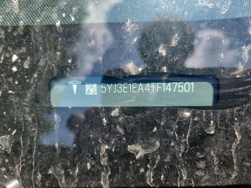 Aukcja sprzedaży 2026 Tesla Model 3, vin: 5YJ3E1EA4TF147501, numer aukcji: 59265606